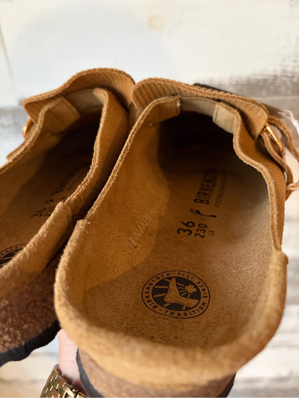 Birkenstock Boston Slides, Size 36 EU. Women’s 5 - 5.5 - Brand New With Tags. - Picture 4 of 12